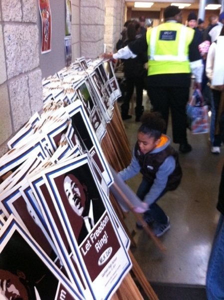 Picking up signs