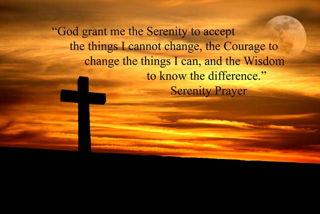 serenity prayer